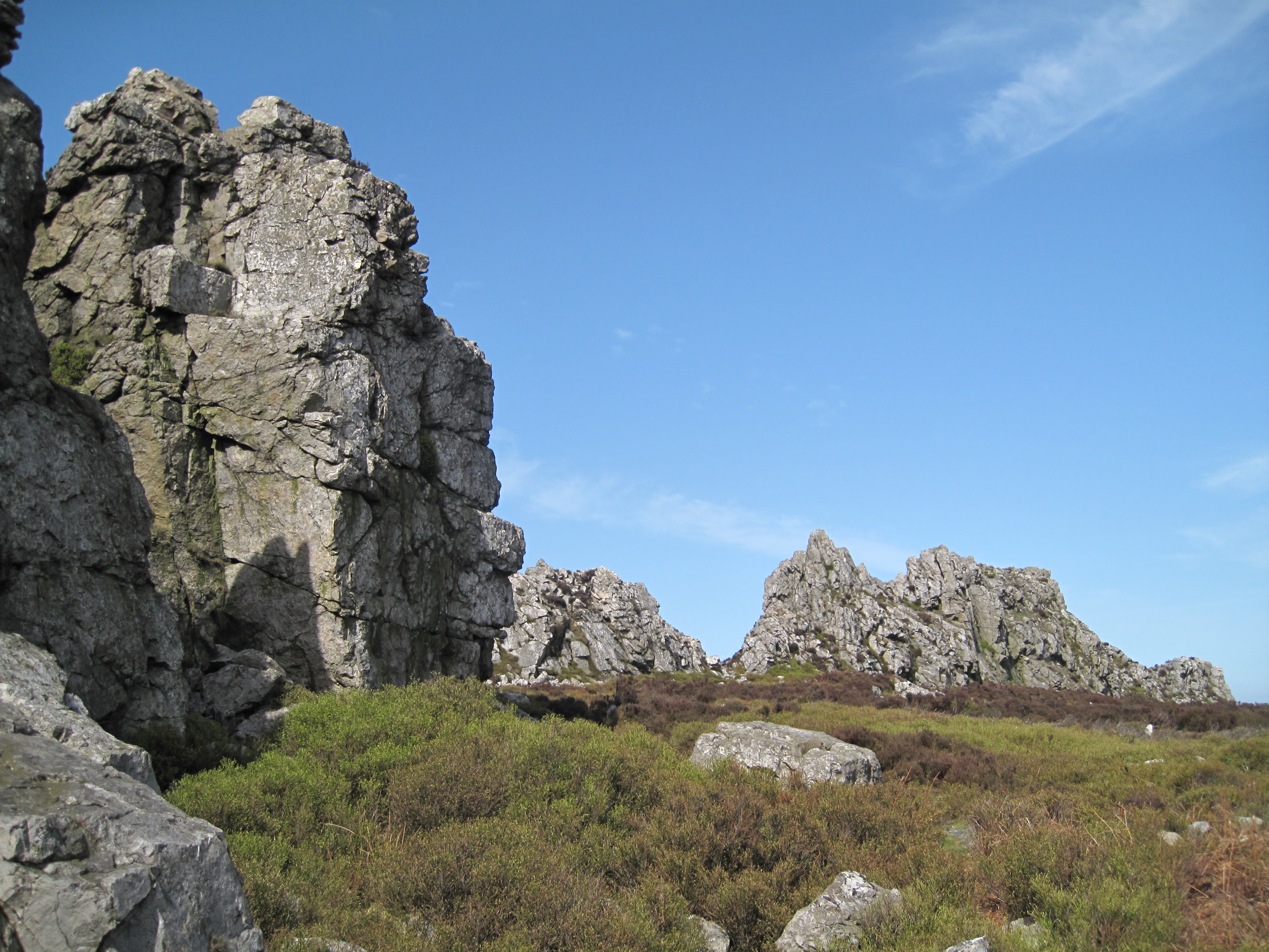 Manstone Rock on the Stiperstones ridge